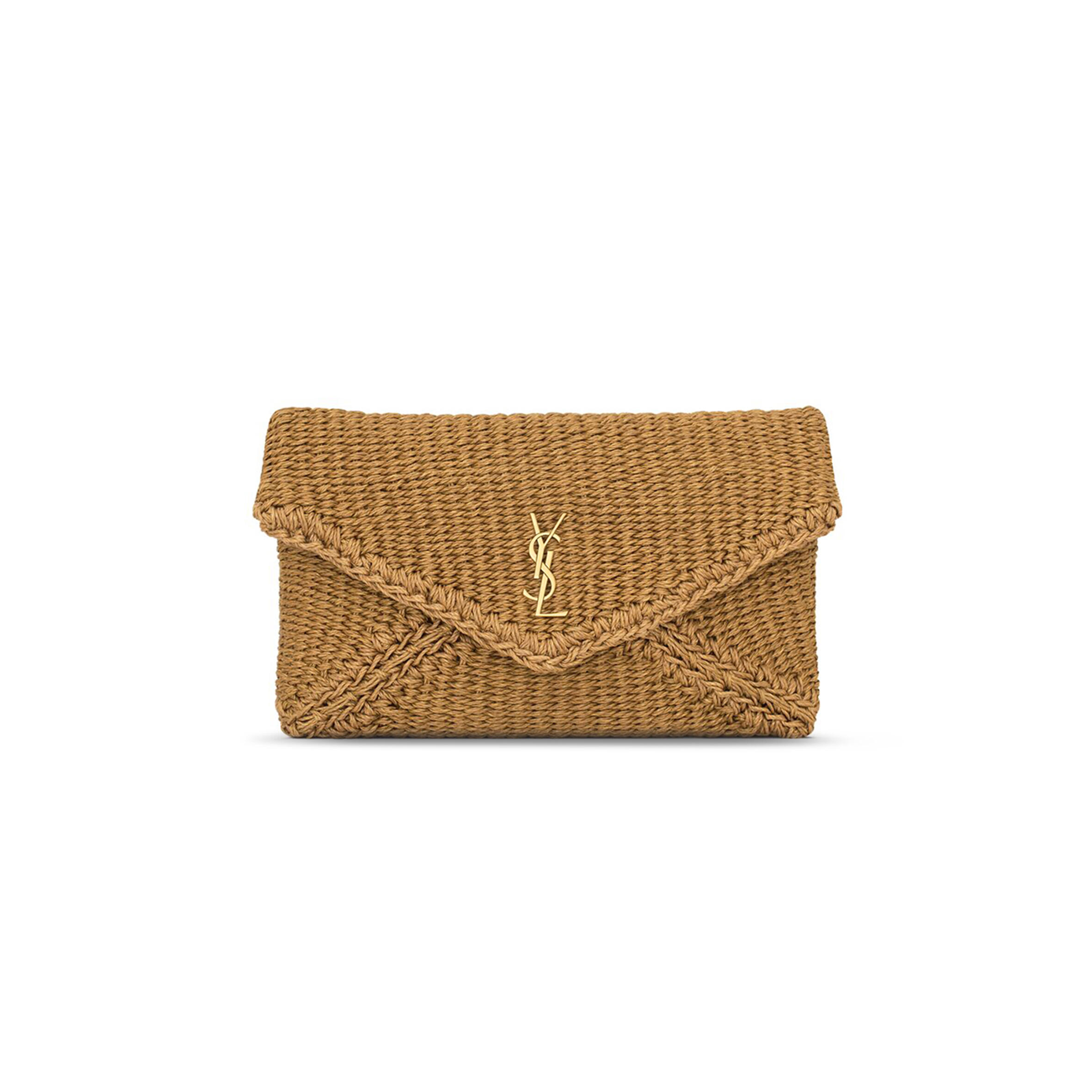 Y51 CASSANDRE LARGE ENVELOPE POUCH IN ROPE 769307FAEA62033 (29.5*18*4.5cm) Master Quality